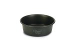 Beeztees DBL Köpek Mama Su Kabı, Mat Siyah Paslanmaz Çelik, 16cm, 940ml