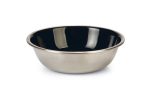 Beeztees Kedi Mama Su Kabı, Paslanmaz Çelik, Siyah, 13cm, 350ml