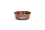 Beeztees Yavru Köpek Mama Su Kabı, Paslanmaz Çelik, Kaymaz Taban, Kiremit, 13cm, 470ml