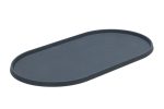 Beeztees DBL Mama Su Kabı Servisi, Silikon, Kaymaz, Antrasit, 45x25x1,5cm