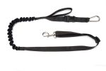 Beeztees Köpek Yürüyüş ve Koşu Şok Emicili Gezdirme Kayışı ve Bel Kemeri, Siyah, 100-130cm, 25mm - Görsel 2