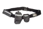 Beeztees Köpek Yürüyüş ve Koşu Şok Emicili Gezdirme Kayışı ve Bel Kemeri, Siyah, 100-130cm, 25mm - Görsel 3