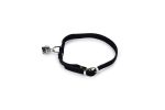 Beeztees Kedi Boyun Tasması, Süet, Siyah, 24-29cm