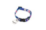 Beeztees Kedi Boyun Tasması, Zilli, Renkli Çizgili, 20-30cm