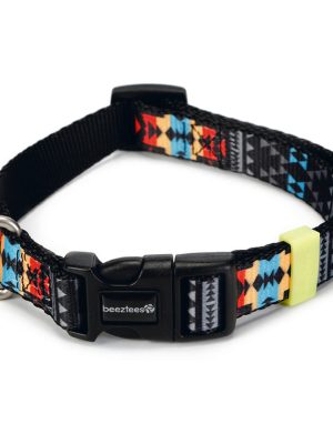 Beeztees Köpek Boyun Tasması, Renkli Desenli, 26-40cm, 15mm