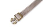 Beeztees DBL Köpek Tasması, Kadife, Gri, 35-50cm, 20mm - Görsel 3