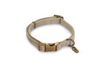 Beeztees DBL Köpek Tasması, Kadife, Gri, 35-50cm, 20mm