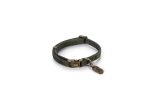 Beeztees DBL Köpek Tasması, Kadife, Nefti, 20-30cm, 10mm