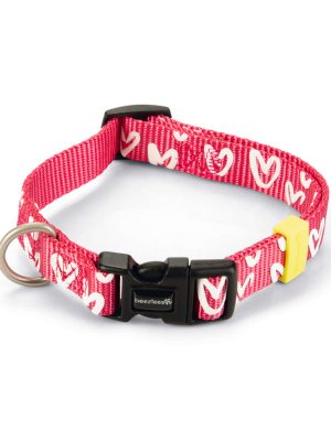 Beeztees Köpek Tasması, Pembe, 26-40cm, 15mm