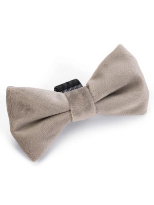 Beeztees DBL Köpek Papyonu, Kadife, Gri, 9cm