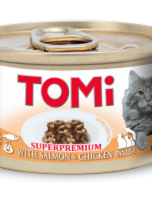 Tomi Kedi Somonlu Tavuklu Yaş Mama 85g