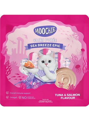 Moochie Sıvı Kedi Ödülü Ton-Somon 25x15 Gr