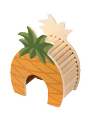 Pawise Ahşap Kemirgen Yuvası Ananas