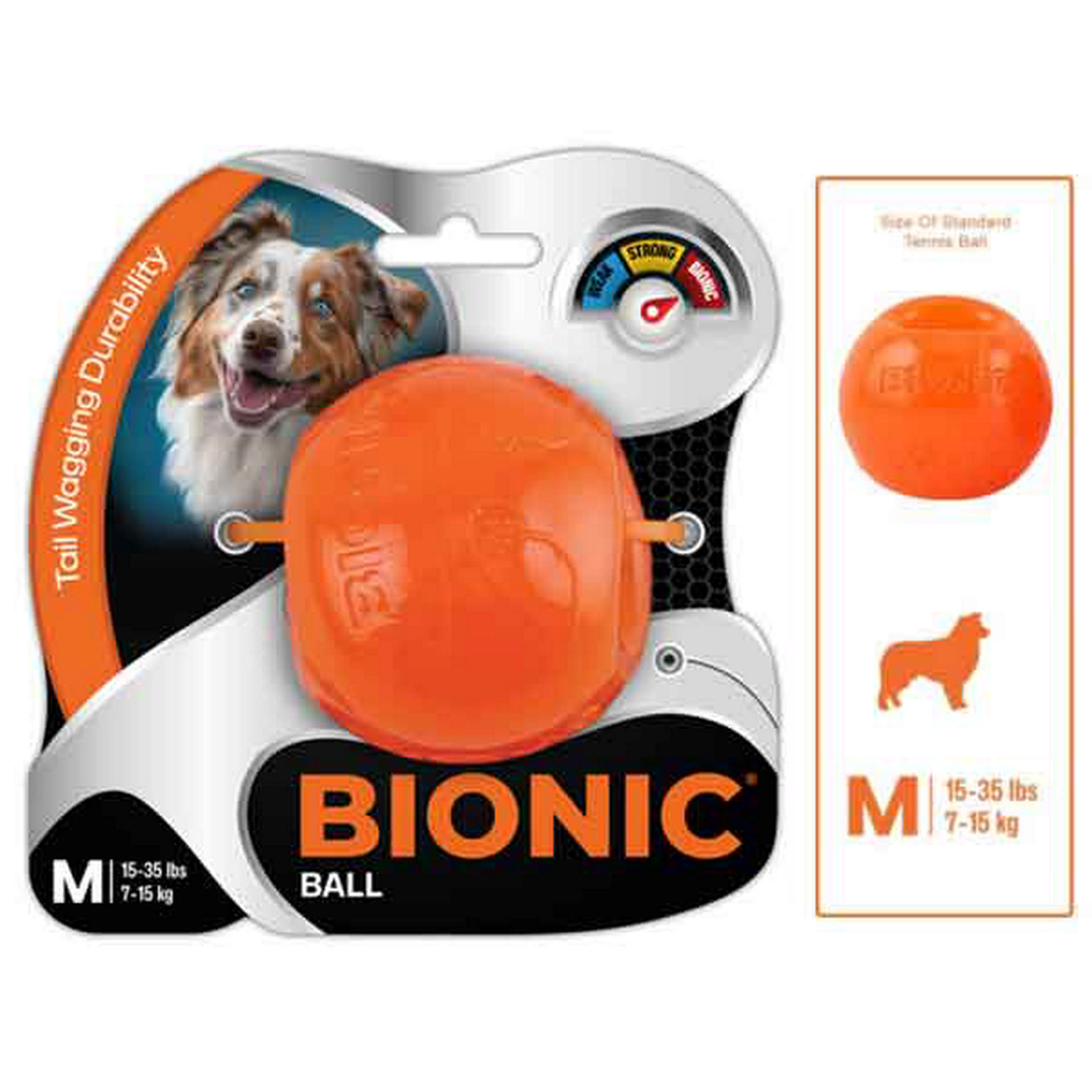 1184926_700-97805.jpg Bionic Ball Köpek Dayanıklı Top 6,7 cm 15kg - Görsel 1