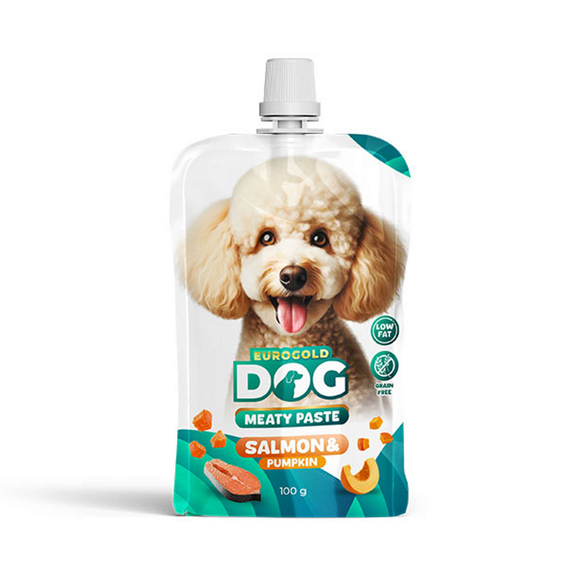 1184949_444-SP-D010.jpg EuroGold Dog Et Ezmesi Somon-Balkabağı 100 Gr - Görsel 1