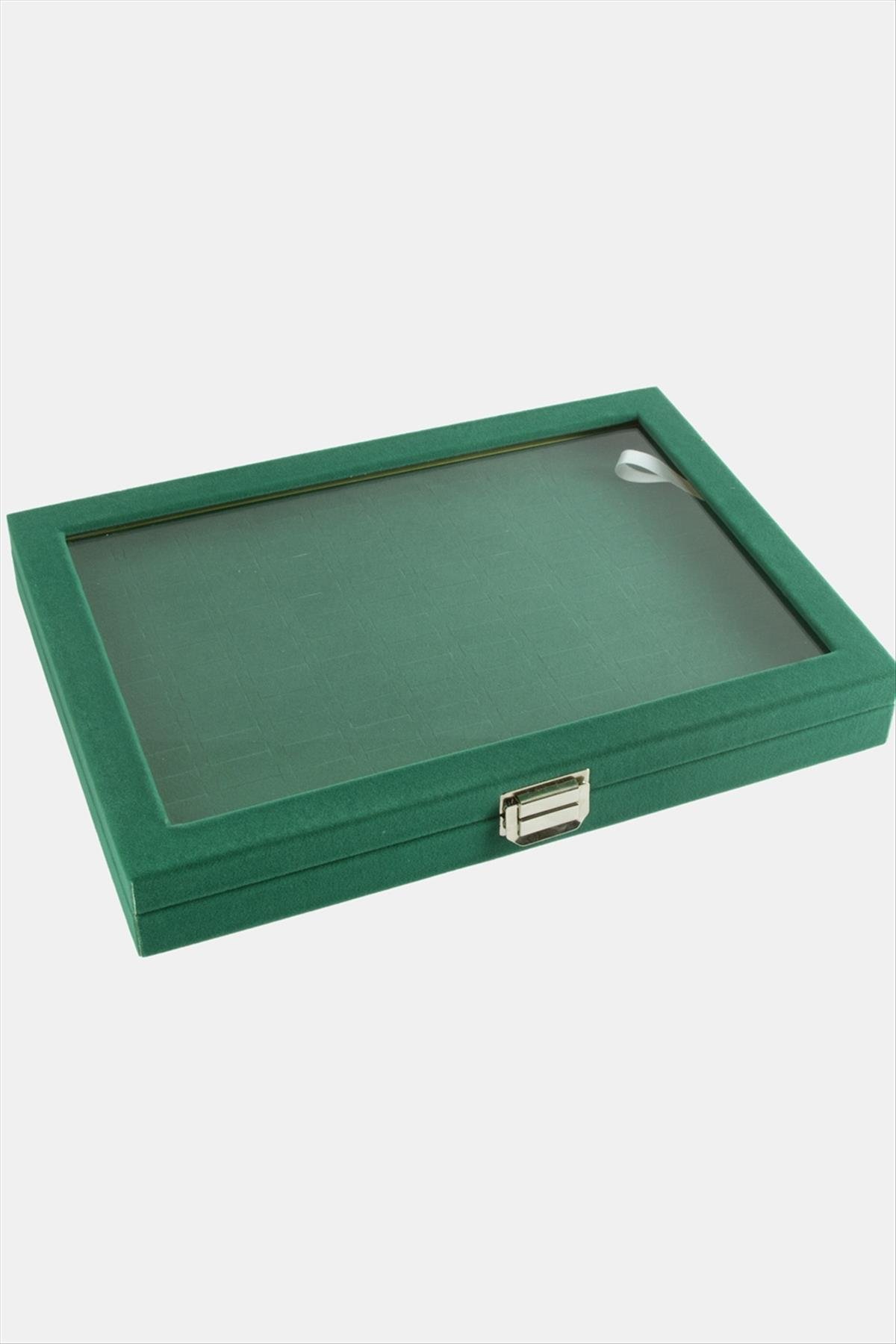 1206155_cam-kapakli-anfora-kumas-batirmali-yuz-3b7c2.jpg Cam Kapaklı Anfora Kumaş Batırmalı Yüzük Standı 24X34 cm-Siyah - Görsel 1