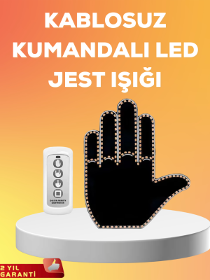 Kompakt Tasarımlı LED Jest Işığı – Selam ve Teşekkür Modları