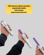 GW Profesyonel Saç Kıvırıcı – 140-210°C Isı Ayarlı, Taşınabilir Tasarım - Görsel 3