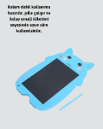 Tek Tuşla Silinebilir LCD Yazı Tableti | Çocuklar İçin Eğitim Tableti - Görsel 4