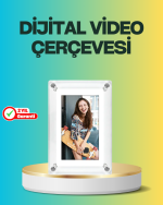 Hediyelik Dijital Çerçeve – 7 İnç IPS Ekranlı, 4GB Hafızalı, Hoparlörlü