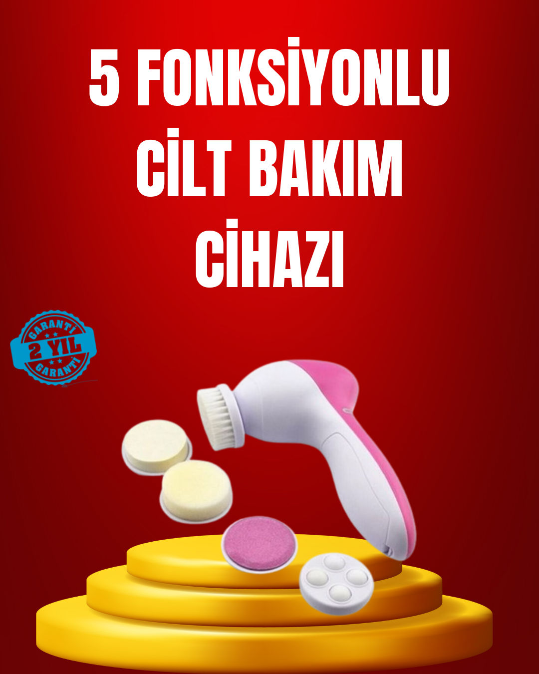 1210471_6-121.png Su Geçirmez Elektrikli Yüz Temizleme ve Masaj Aracı - Görsel 1