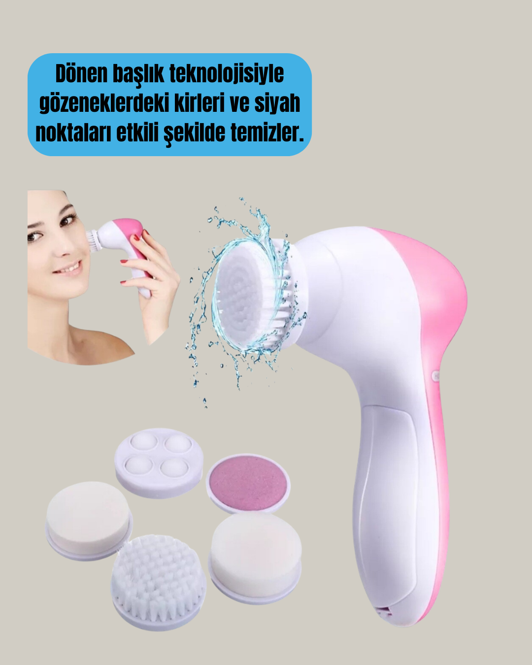 1210471_8-121.png Su Geçirmez Elektrikli Yüz Temizleme ve Masaj Aracı - Görsel 3