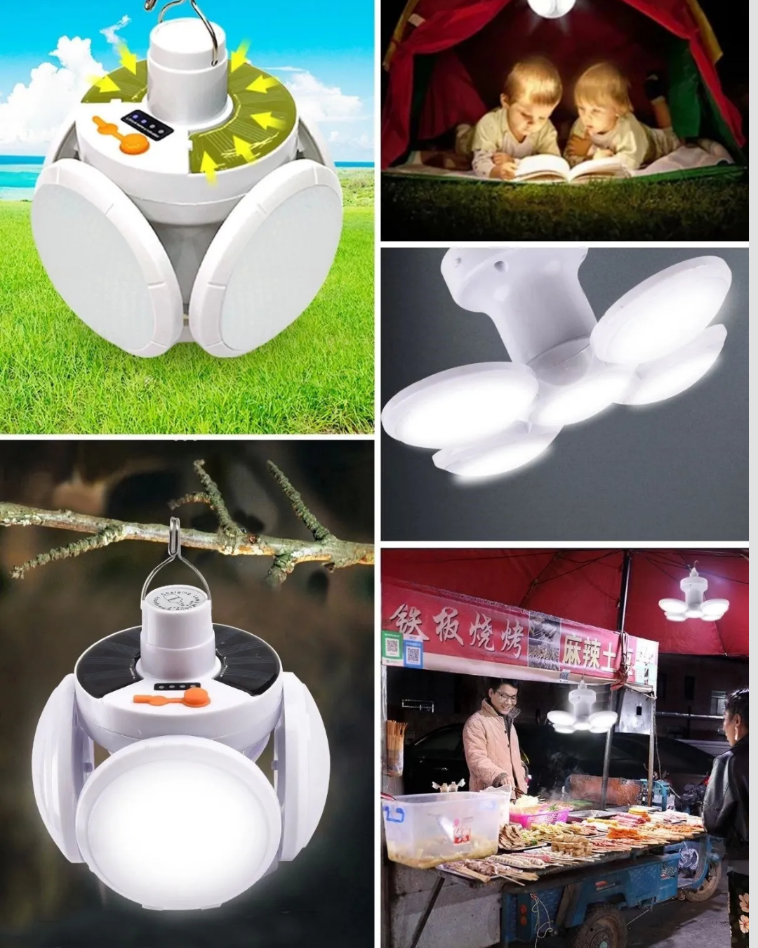 1210477_9-119.png Pratik Katlanabilir Solar LED Aydınlatma Lambası - Görsel 4