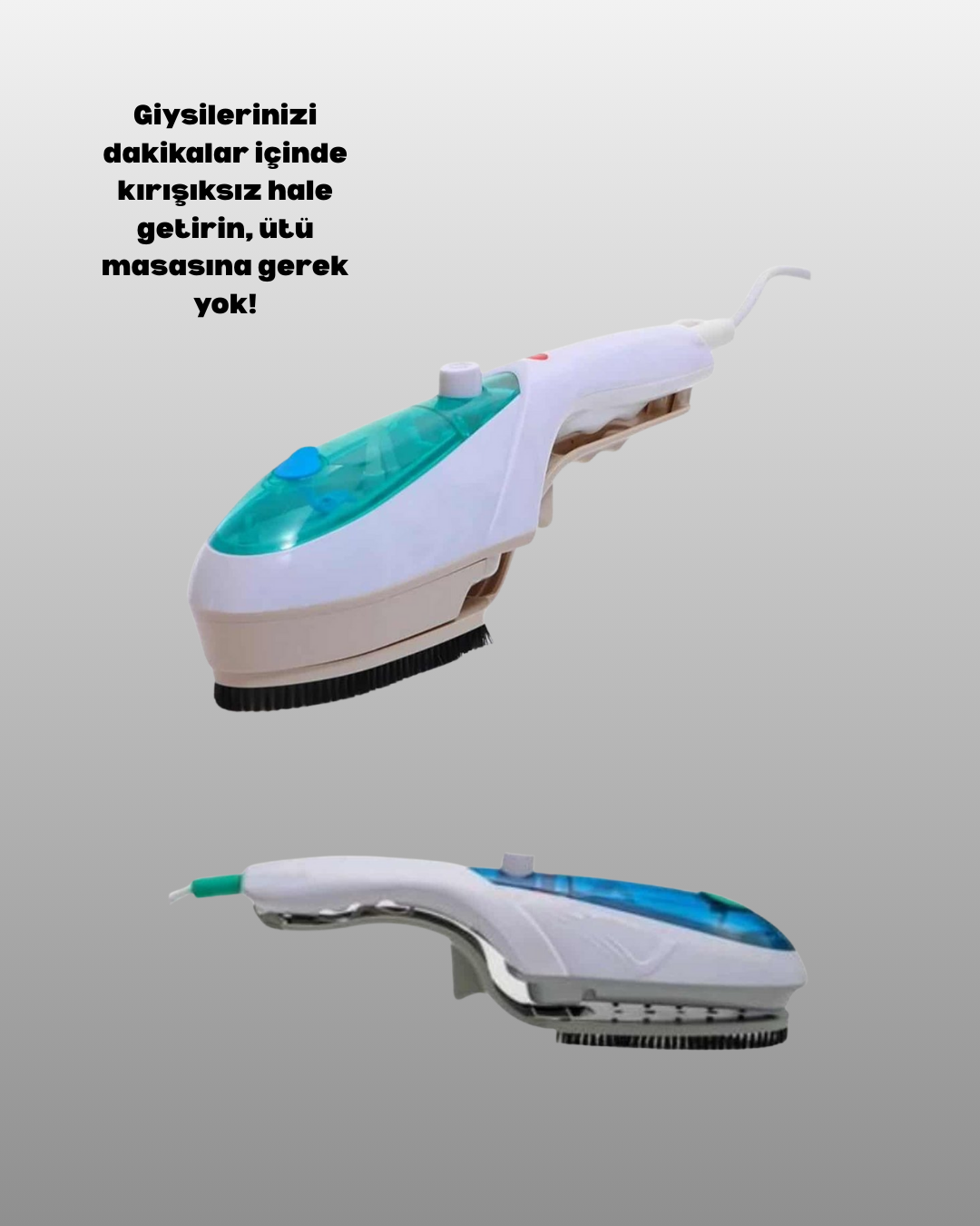 1210515_11-6.png Kompakt Seyahat Tipi Buharlı Ütü Pratik Kırışıklık Açıcı - Görsel 2