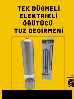 Pil İle Çalışan Elektrikli Baharat Öğütme Cihazı Ergonomik Şeffaf Gövde