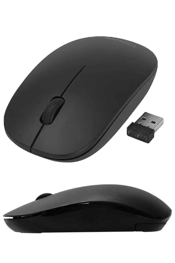 Compressed by jpeg-recompress Kablosuz Bağlantı Yüksek Hassasiyetli Kablosuz Wireless Siyah Mouse - Görsel 4