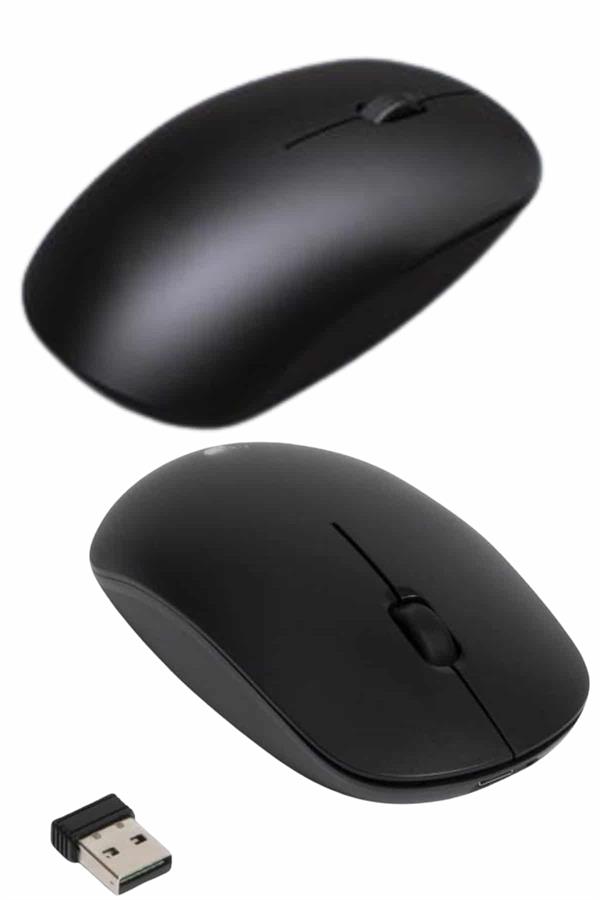 Compressed by jpeg-recompress Kablosuz Bağlantı Yüksek Hassasiyetli Kablosuz Wireless Siyah Mouse - Görsel 3