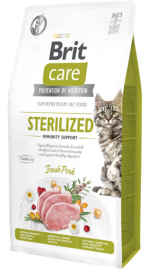 Brit Care 7 kg Kısırlaştırılmış Kediler İçin, Tahılsız, Hipoalerjenik, Domuz Etli Kuru Mama