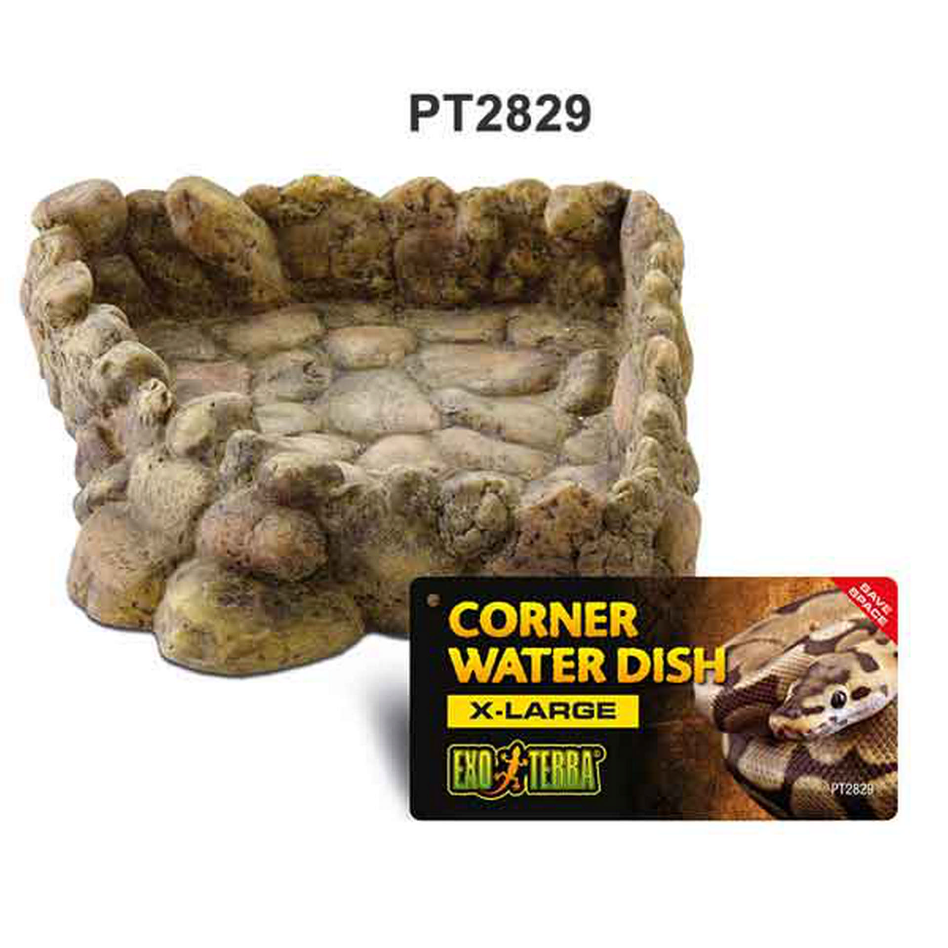 1218135_702-PT2829.jpg Exo Terra Corner Water Dish X-Large - Görsel 1