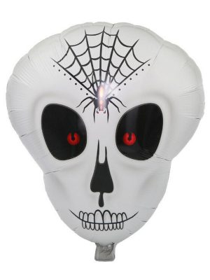 Örümcek Ağ Desenli İskelet Folyo Balon