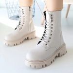 Neole Bej Cilt Bağcıklı Bot (Numara: 39) - Görsel 4