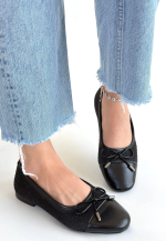 Etya Siyah Cilt Babet Ayakkabı (Numara: 37) - Görsel 2