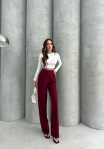 Kancalı Pantolon Bordo (Beden: M) - Görsel 7