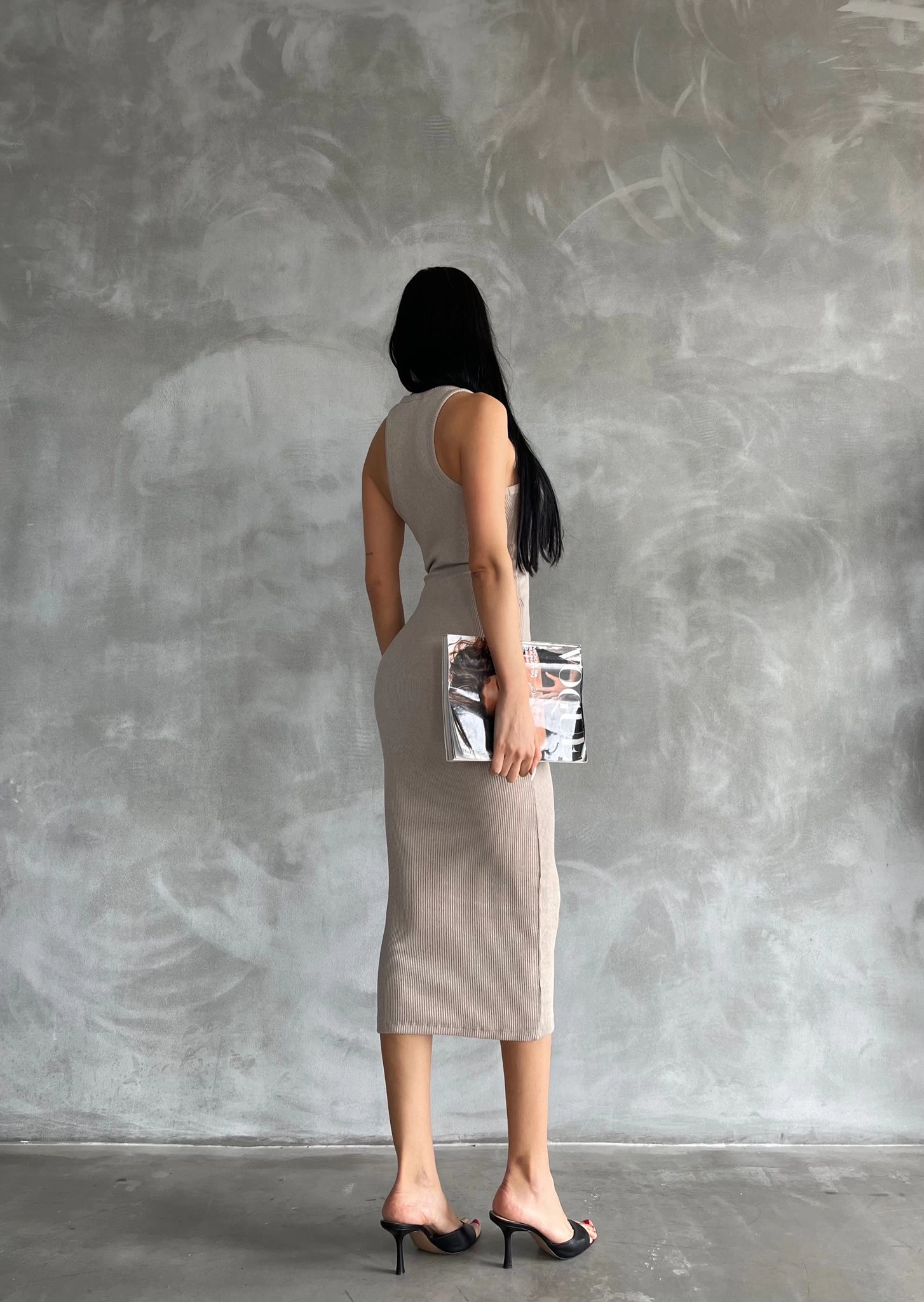 1233107_halter-elbise-64689728-sw1454sh2048.png Halter Elbise Bej (Beden: Standart) - Görsel 2