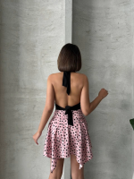 Puantiyeli Etek S25900 Pembe (Beden: L) - Görsel 2