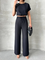 Bluz Pantolon Takım S255057 Siyah (Beden: S) - Görsel 2