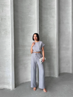 Bluz Pantolon Takım S255057 Gri (Beden: M) - Görsel 2