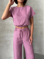 Bluz Pantolon Takım S255057 Gül (Beden: Xl) - Görsel 2