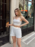 Çizgili Şortlu Takım Gri S3978 (Beden: Xl) - Görsel 3