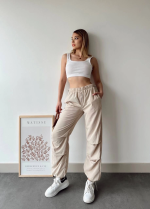 Paraşüt Pantolon Bej (Beden: L)