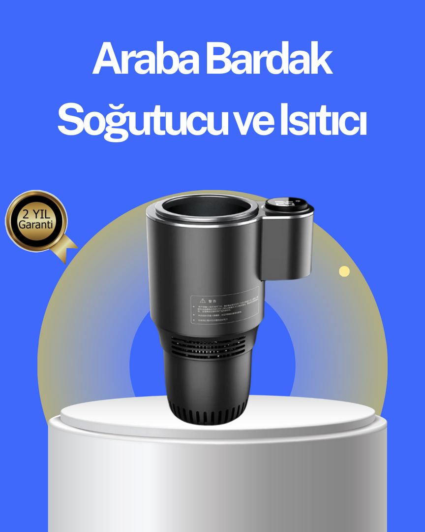 1244643_3-48.png Araç İçi Isıtıcı Soğutucu Bardaklık 60°C Isıtma -4°C Soğutma - Görsel 1