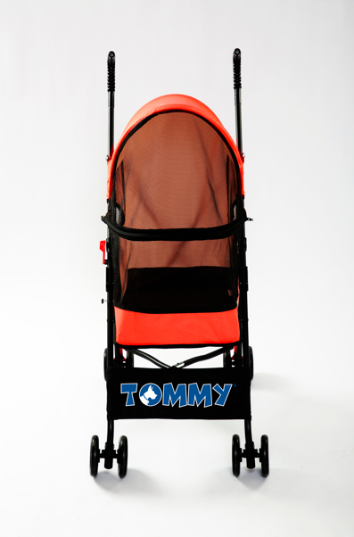 26d0adbb6daa8c95f95efe9de034547b.png Tommy Evcil Hayvan Arabası Kırmızı 76.5*44*99cm Max 15kg - Görsel 2