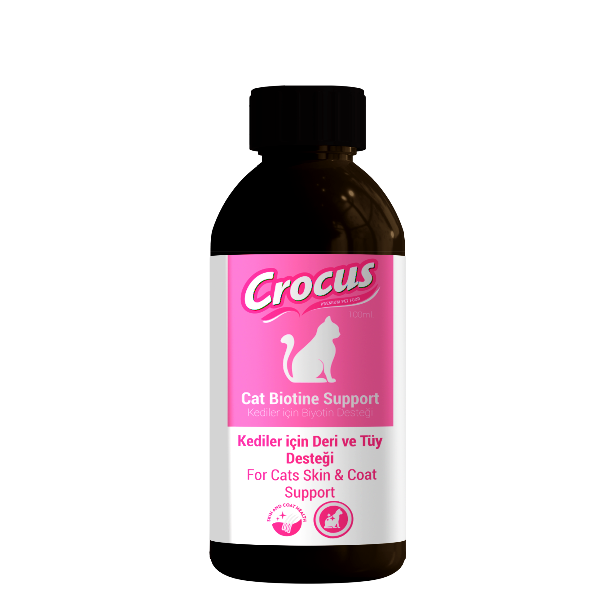 387cc40a4da4e3422e98df3297b891d6.png CROCUS KEDI TÜY SAĞLIĞI DAMLASI 100 ML X 2 ADET - Görsel 3
