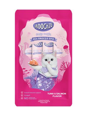 MOOCHIE SIVI KEDI ÖDÜLÜ TON-SOMON 5X15 GR X 4 ADET