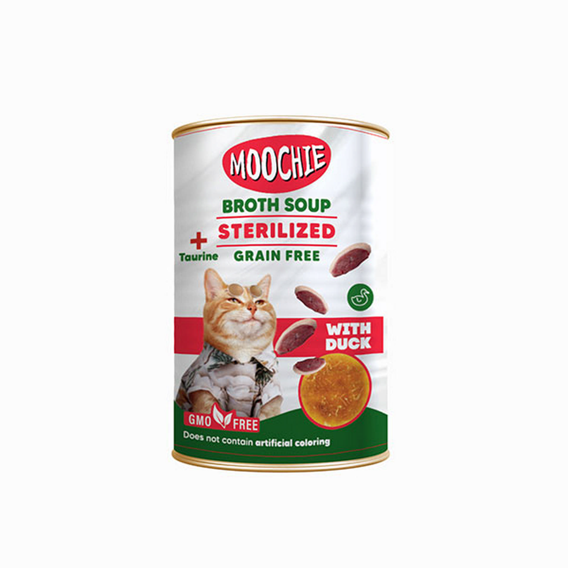 446-CB0568.jpg MOOCHIE ET SUYU ÇORBA ÖRDEKLI KISIR.KEDI 135ML X 6 ADET - Görsel 1