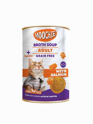 MOOCHIE ET SUYU ÇORBA SOMON BALIKLI YET.KEDI 135ML X 6 ADET